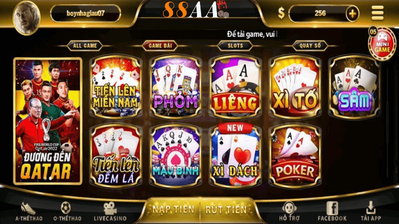 Game bài đổi thưởng 88AA